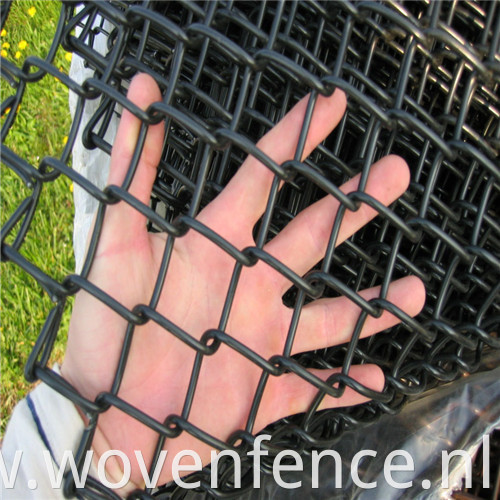 dark green chain link fence